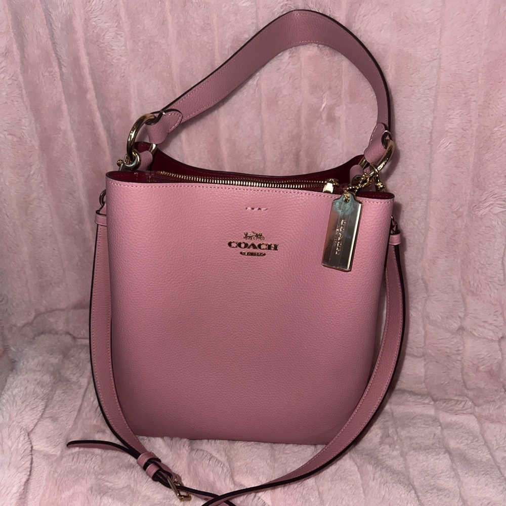 Coach Pink Leather Women's Bag